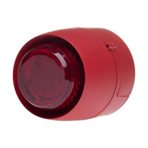 FirePlus Wall Sounder   Beacon Red - 15 Min Interupt
