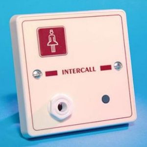 Slave Call Point with call Button and Jack Socket and red LED