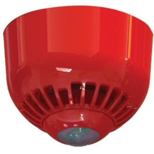 EMS Red Wall Mounted Sounder VAD Only